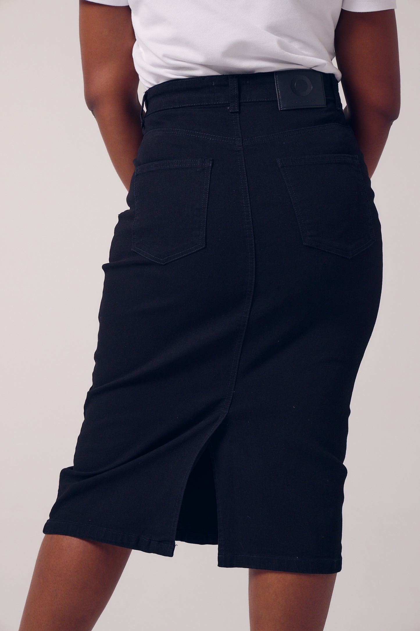 Ladies Stretch Denim Skirt