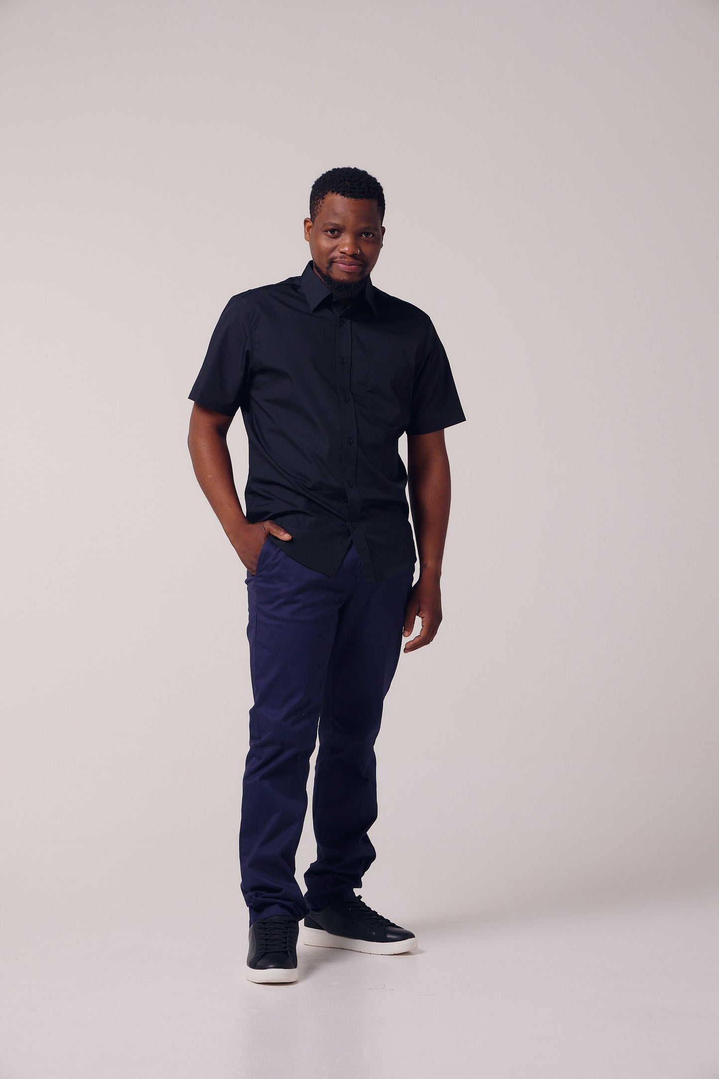Mens Short Sleeve Lounge Shirt