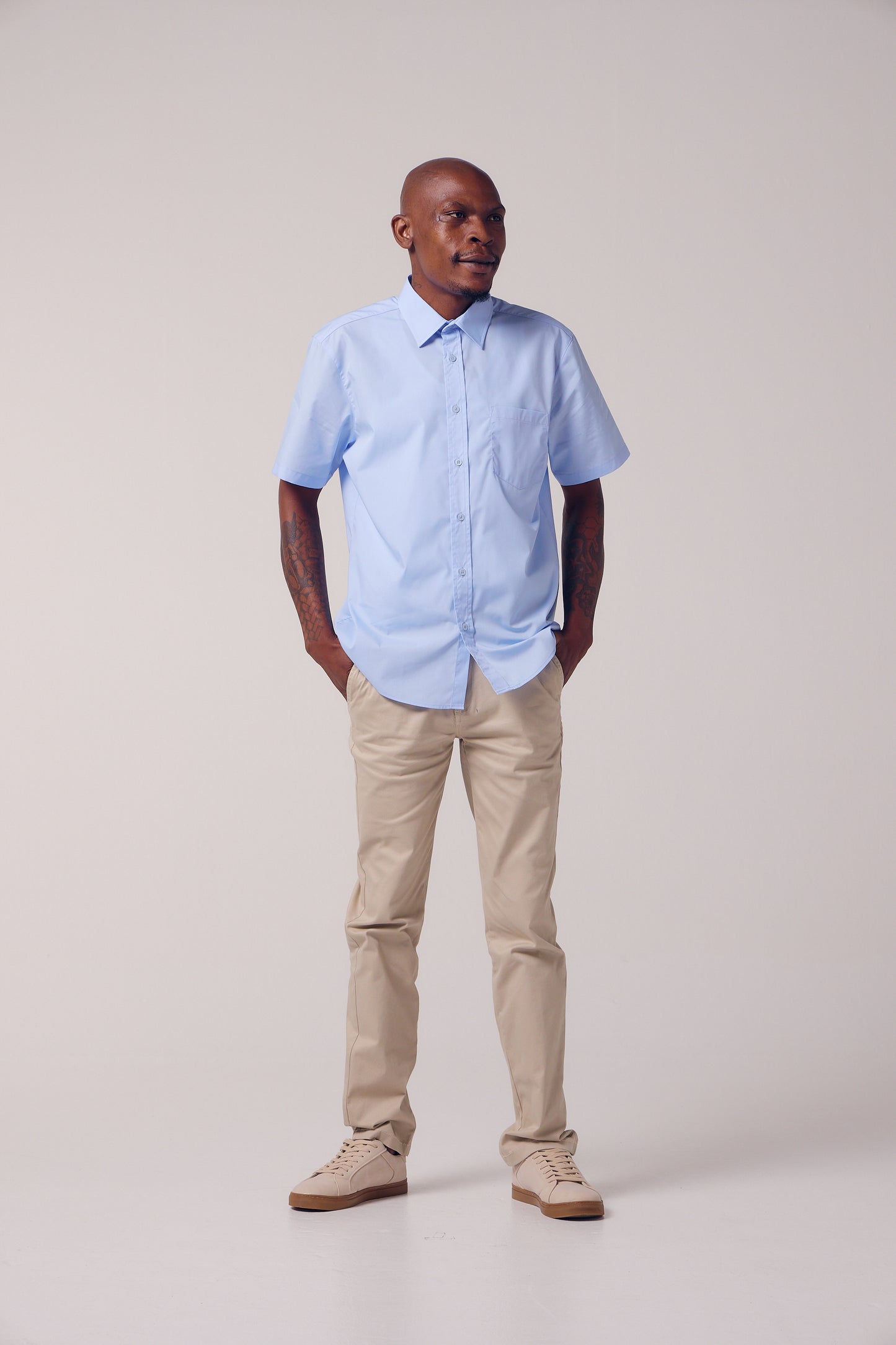 Mens Short Sleeve Lounge Shirt