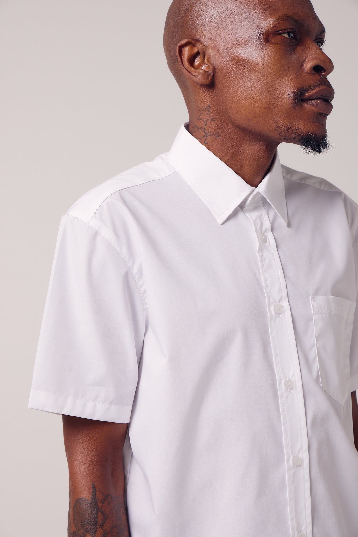 Mens Short Sleeve Lounge Shirt