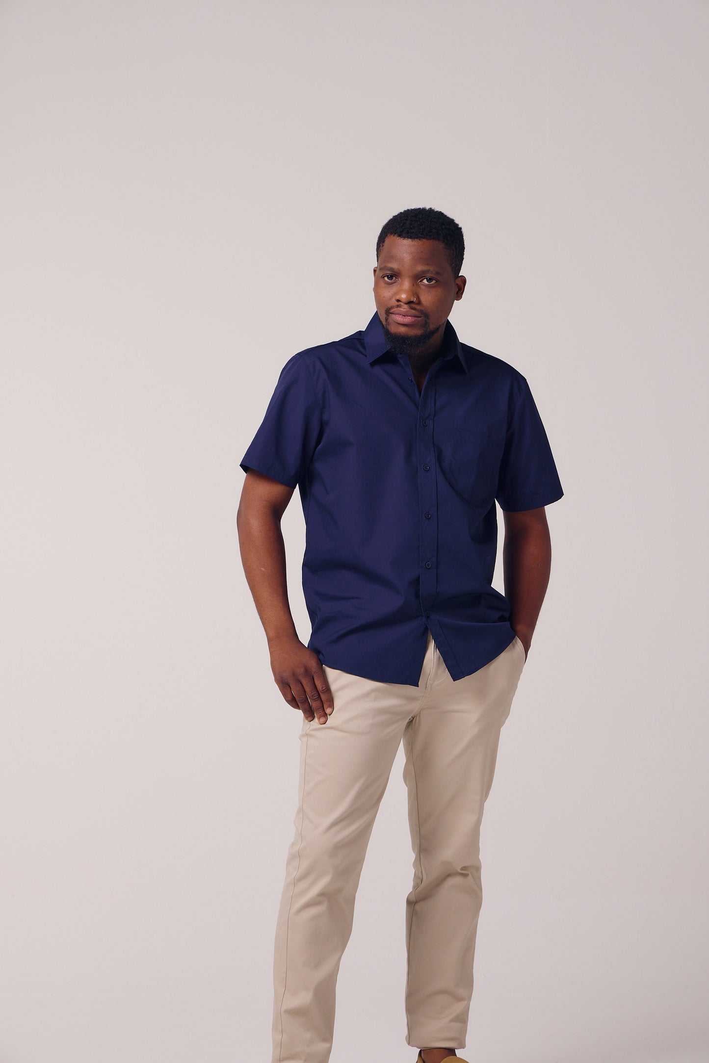 Mens Short Sleeve Lounge Shirt